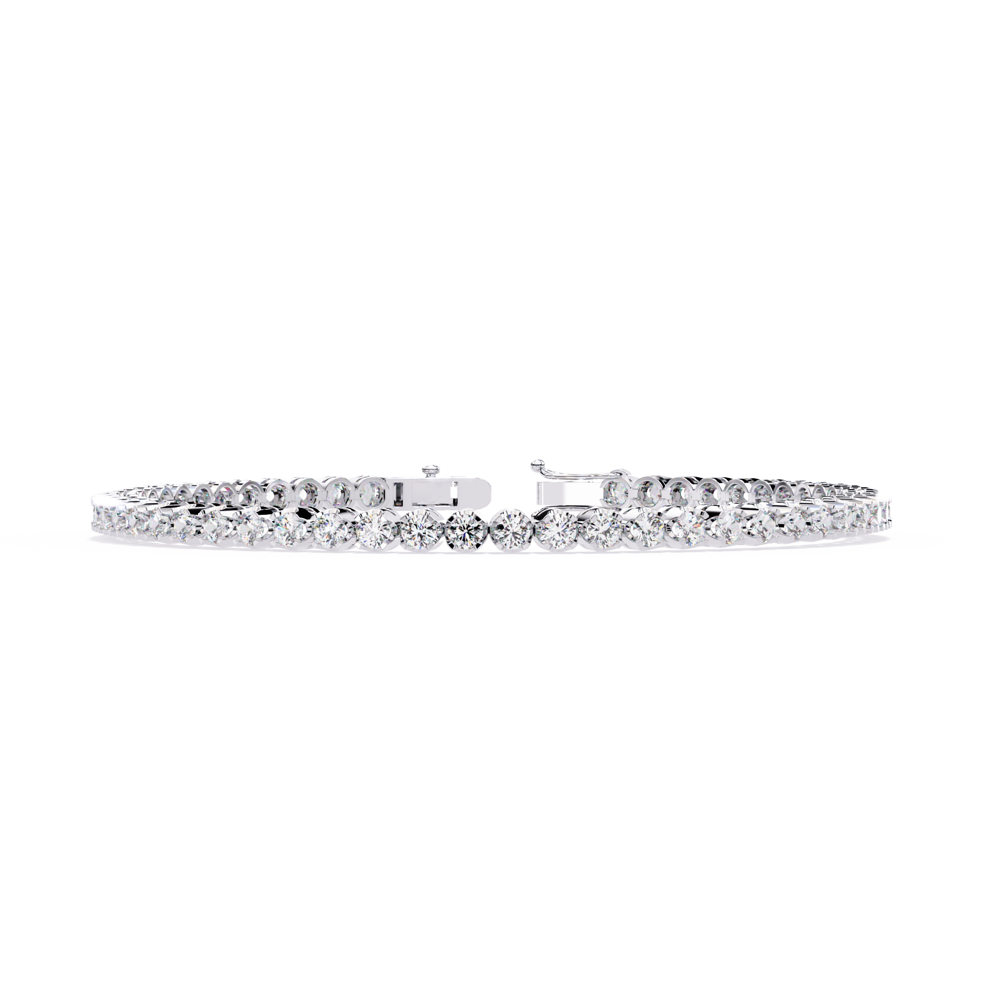 Solitairekart 2.62ct Lab Grown Diamond Tennis Bracelet